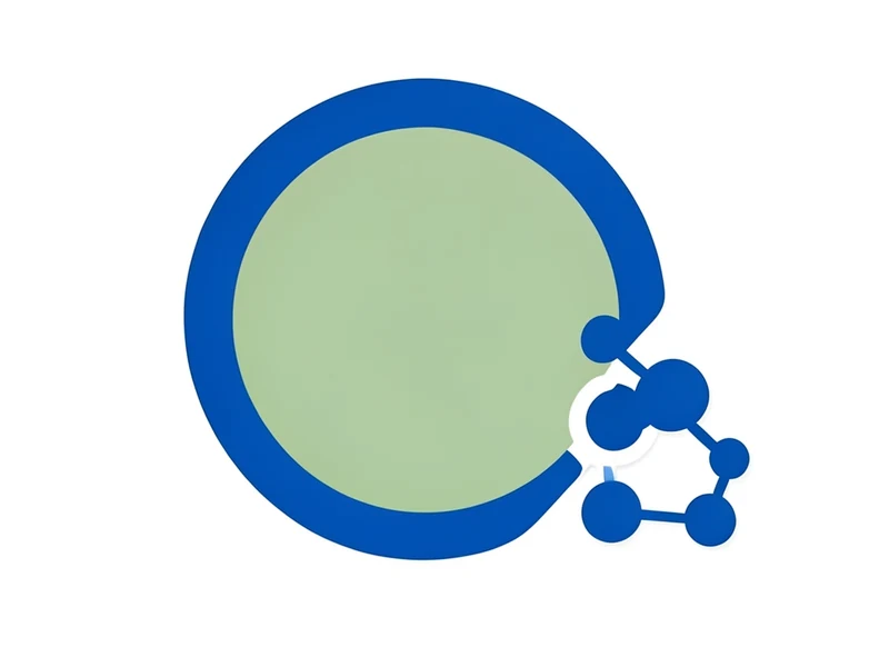 A single plain circular coin outline with a small network icon of connected dots beside it, representing wide multi-network availability